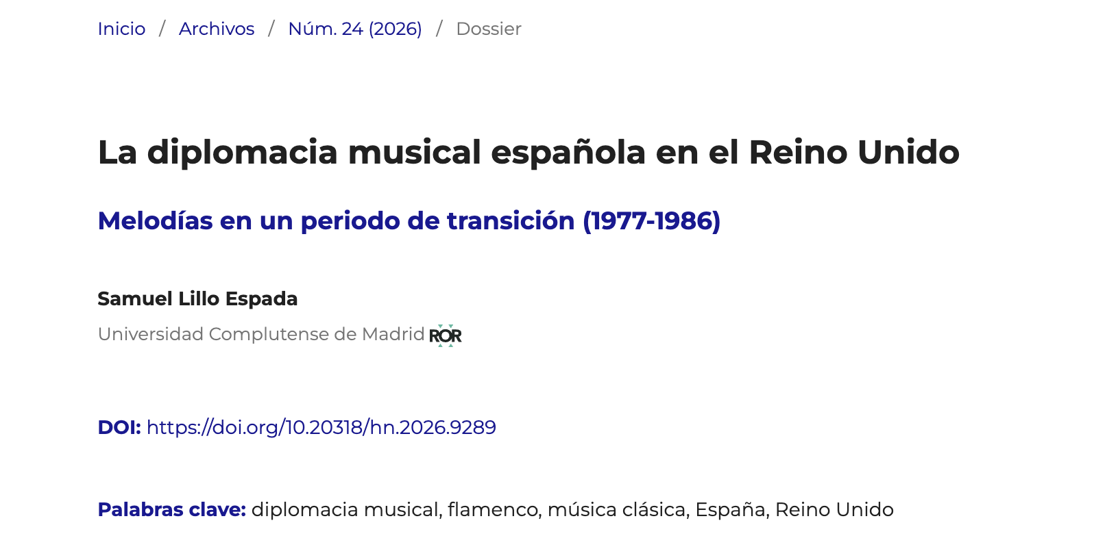 La música como herramienta de la diplomacia cultural española